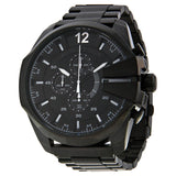 Diesel Mega Chief Reloj cronógrafo para hombre con esfera negra DZ4283
