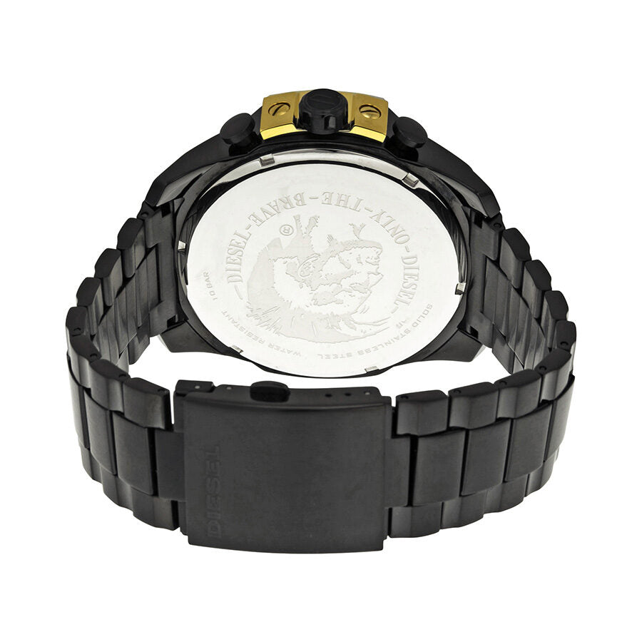 Diesel Mega Chief Reloj cronógrafo para hombre con esfera negra DZ4338