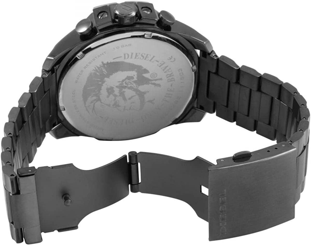 Diesel Mega Chief Cronógrafo Gris Dial Gunmetal Reloj para hombre DZ4282
