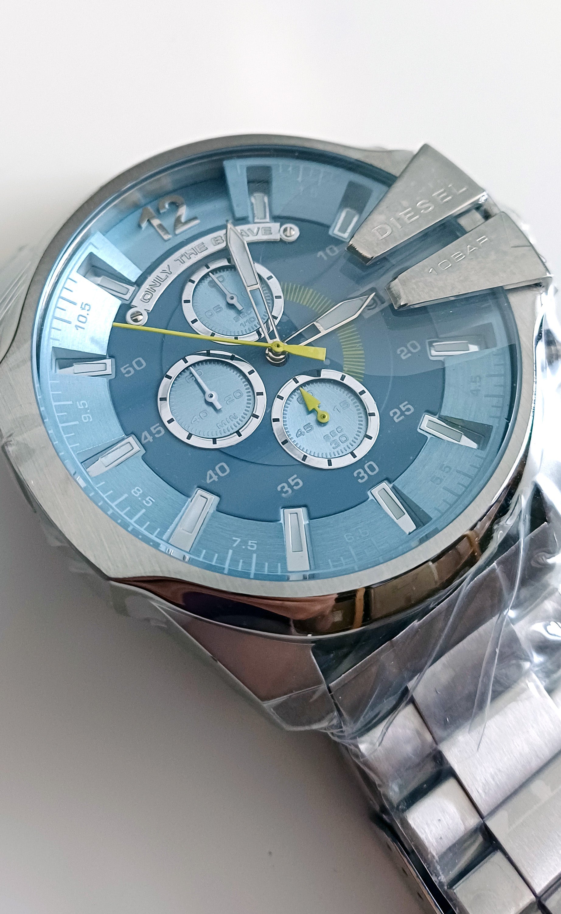 SUPER LIMITED メバル EVOLUTION 硬調101 Buy Diesel Mega Chief Chronograph Light Blue Dial Men's Watch