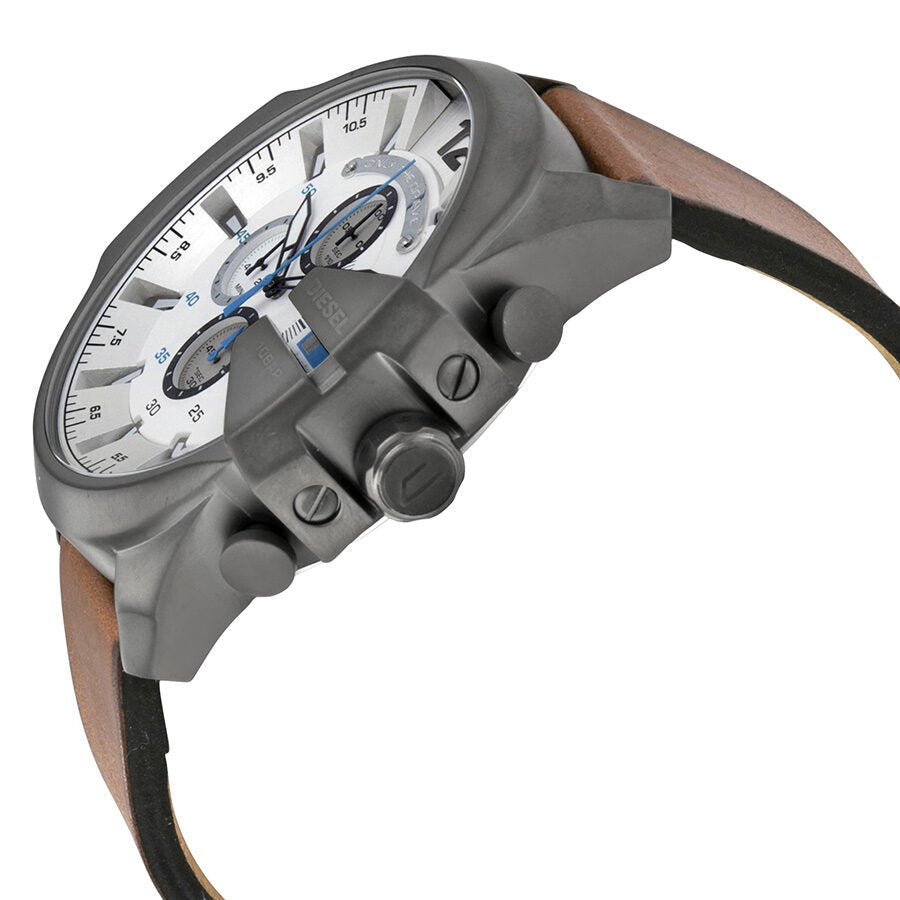 Diesel Mega Chief Chronograph White Dial Men's Watch DZ4280