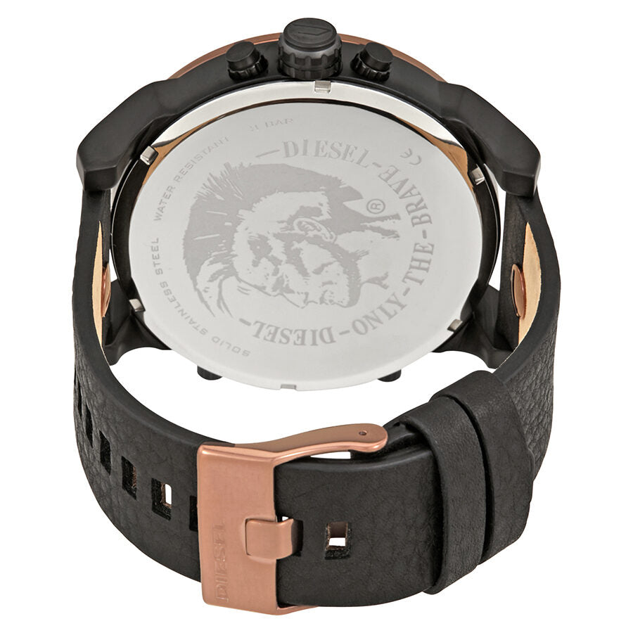 Diesel Mr. Daddy 2.0 watch caseback with Diesel branding and engravings