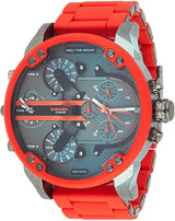 ساعة ديزل مستر دادي 2.0 للرجال، مينا بلون معدني داكن، كوارتز، موديل DZ7370