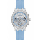 Guess Heiress Blue Silicone Strap Women's Watch GW0407L1