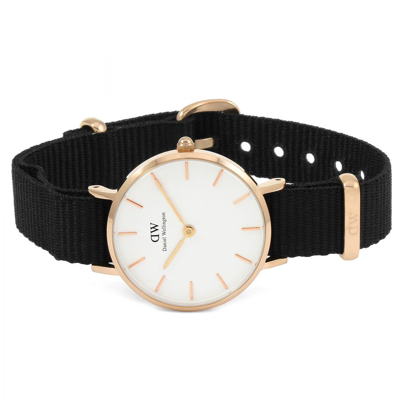 Daniel Wellington White Classic Petite Cornwall 28mm Women's Gold Watch DW00100251 - Big Daddy Watches