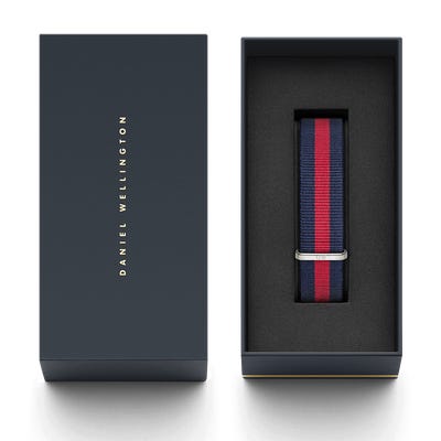 Daniel Wellington Classic Oxford Silver Watch 20mm Nato Strap DW00200015 - Big Daddy Watches