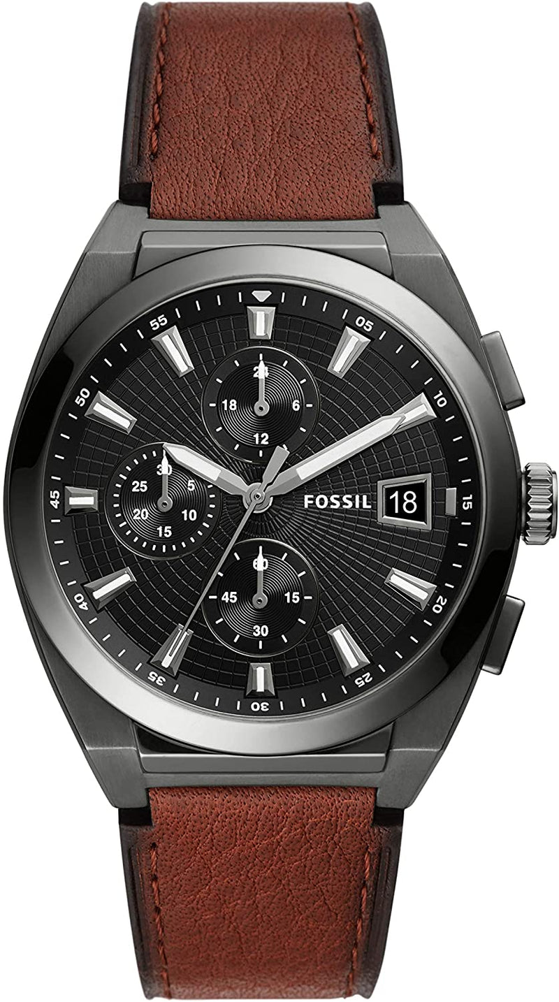 Fossil Everett Chronograph Quartz Grey Dial Men's Watch FS5799