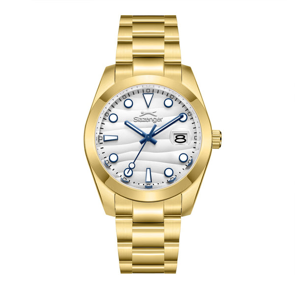 SLAZENGER Gold Stainless Steel Men's Watch - SL.09.2491.1.0624 SL.09.2491.1.0624 - Image 1