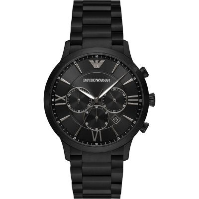 Emporio Armani Black Chronograph Men's Watch AR1934 – Watches of