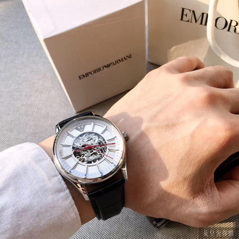 Buy Emporio Armani Automatic Skeleton Dial Men's Watch AR60007