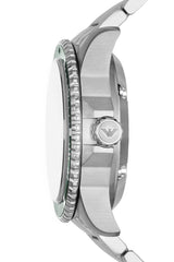 ساعة إمبوريو أرماني أوتوماتيكية للرجال بمينا هيكلي AR60061