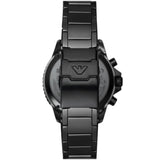 Emporio Armani World Explorer Chronograph All Black Watch - AR70010