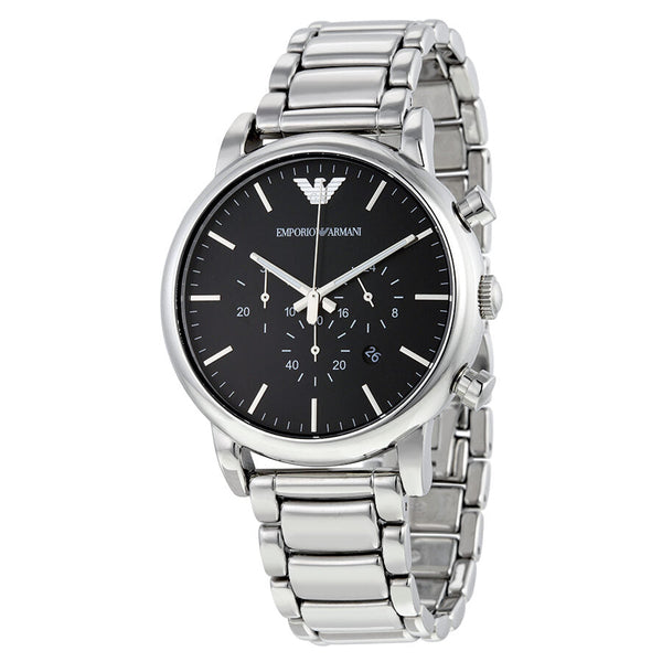 Buy Emporio Armani Classic Chronograph Black Dial Men's Watch