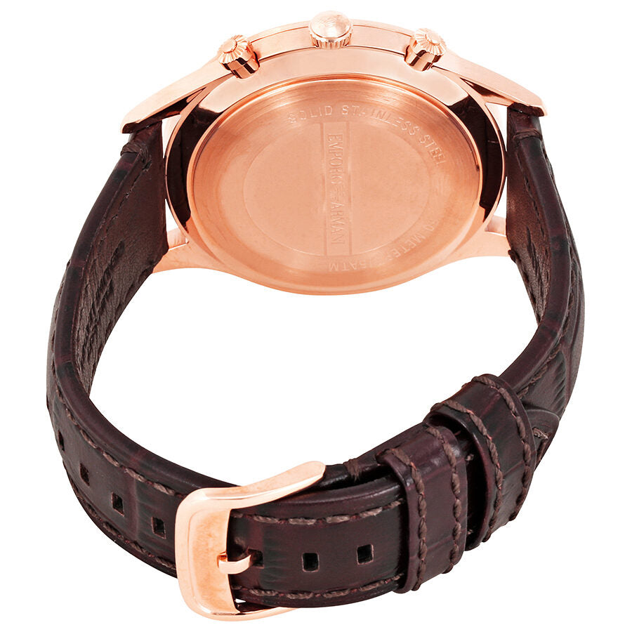 Reloj Emporio Armani Classic Cronógrafo Borgoña Dial Hombre AR1890