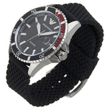 Reloj Emporio Armani Diver para hombre con esfera negra AR11341