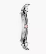 ساعة إمبوريو أرماني جياني تي-بار النسائية مقاس 32 مم باللون الوردي AR11686