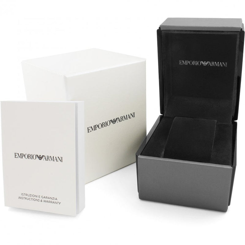 Emporio Armani Giola Quartz White Mother of Pearl Dial Ladies Watch AR11147