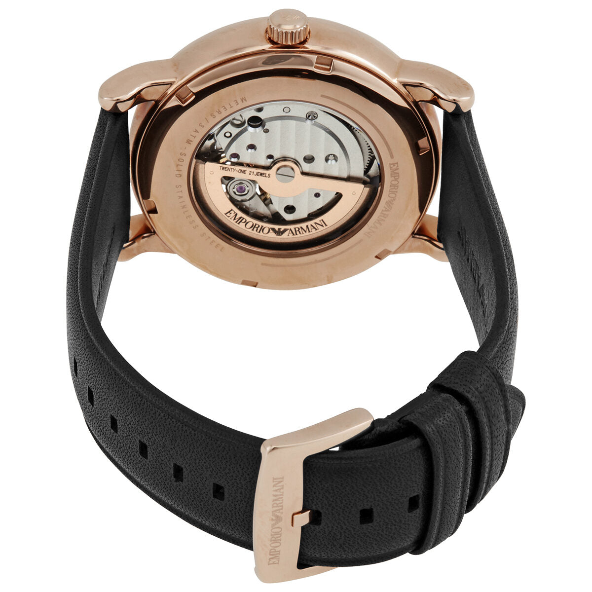 Reloj Emporio Armani Luigi Automático Plata Dial Hombre AR60013