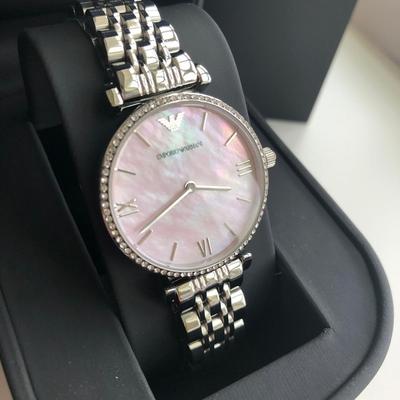 Reloj Emporio Armani de cristal de cuarzo para mujer AR1779