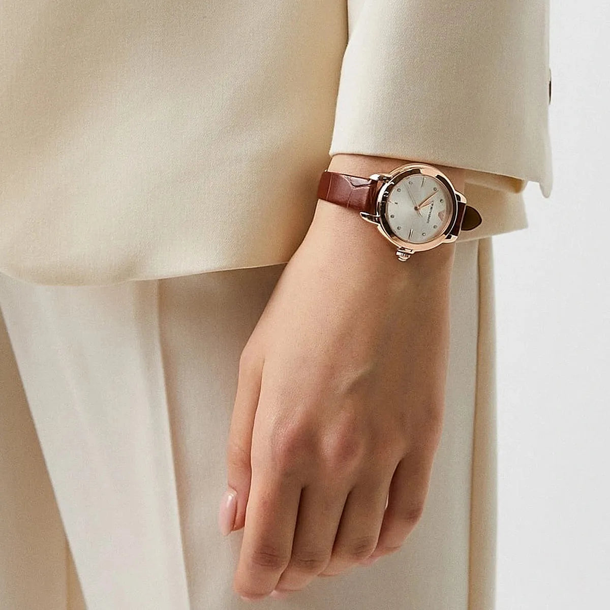 Emporio Armani Rose Gold Ladies Watch - AR11525