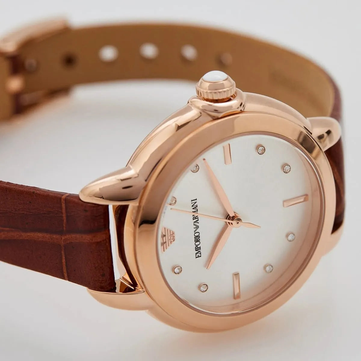 Emporio Armani Rose Gold Ladies Watch - AR11525