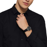 ساعة إمبوريو أرماني فضية للرجال - AR0382