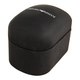 ساعة إمبوريو أرماني سبورتيفو كرونوغراف للرجال، مينا أسود، مصنوعة من الفولاذ، موديل AR2460