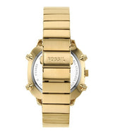 Reloj retro analógico-digital dorado para hombre FS5889