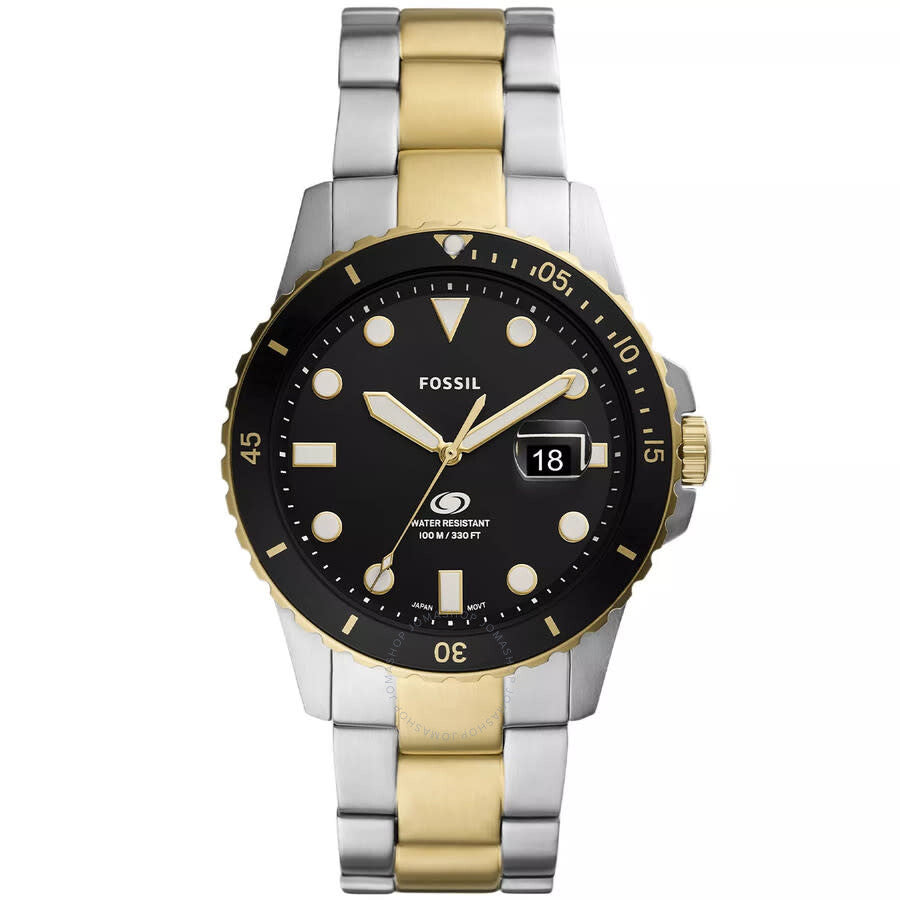Fossil Blue Dive Quartz Black Dial Men's Watch FS5951 - The Watches Men & Co
