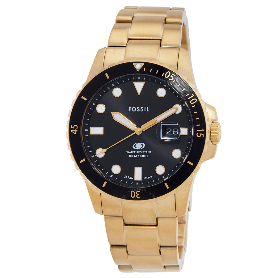 Fossil Blue Dive Quartz Black Dial Men's Watch FS6035 - The Watches Men & Co