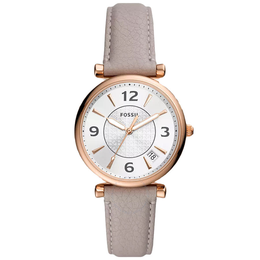 Fossil Carlie Quartz Silver Dial Ladies Watch ES5161 - The Watches Men & Co