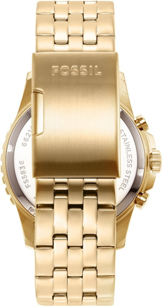 Fossil FB-01 Chronograph Quartz Black Dial Men's Watch - FS5836