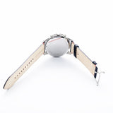 ساعة فوسيل جرانت سبورت للرجال بحزام جلدي أزرق FS5373