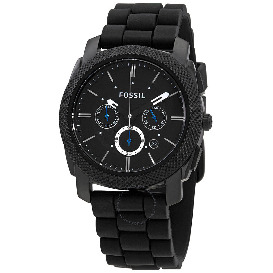 Fossil Machine Chronograph Quartz Black Dial Men's Watch FS4487IE - The Watches Men & Co