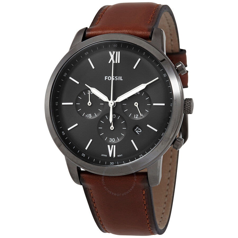 Fossil Neutra Chronograph Quartz Black Dial Men's Watch FS5512 - The Watches Men & Co
