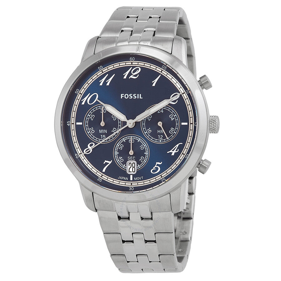 Fossil Neutra Chronograph Quartz Blue Dial Men's Watch FS6025 - The Watches Men & Co