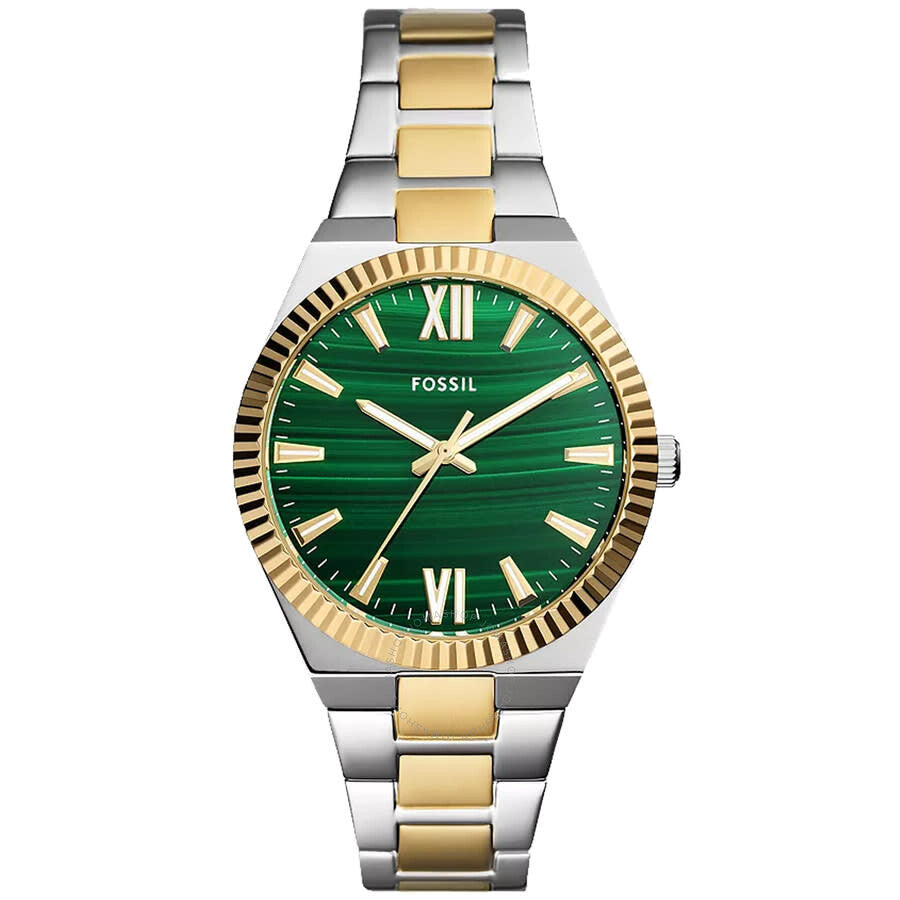 Fossil Scarlette Quartz Green Dial Ladies Watch ES5334 - The Watches Men & Co
