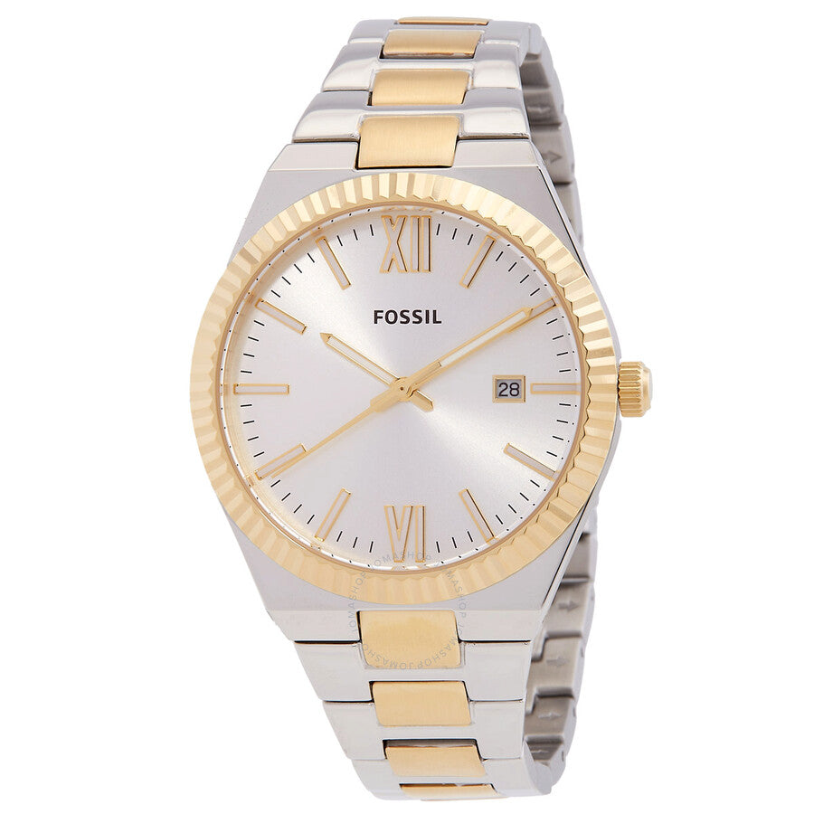 Fossil Scarlette Quartz Silver Dial Ladies Watch ES5259 - The Watches Men & Co