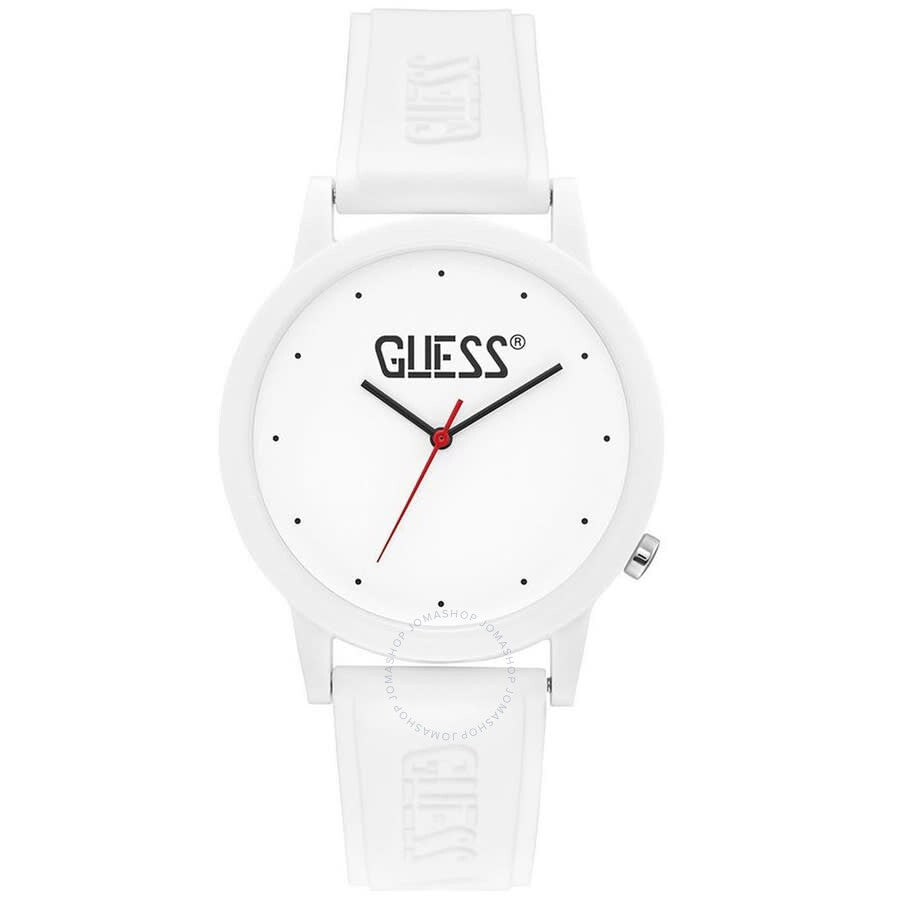 Guess Classic Quartz White Dial Ladies Watch V1040M1 - The Watches Men & Co