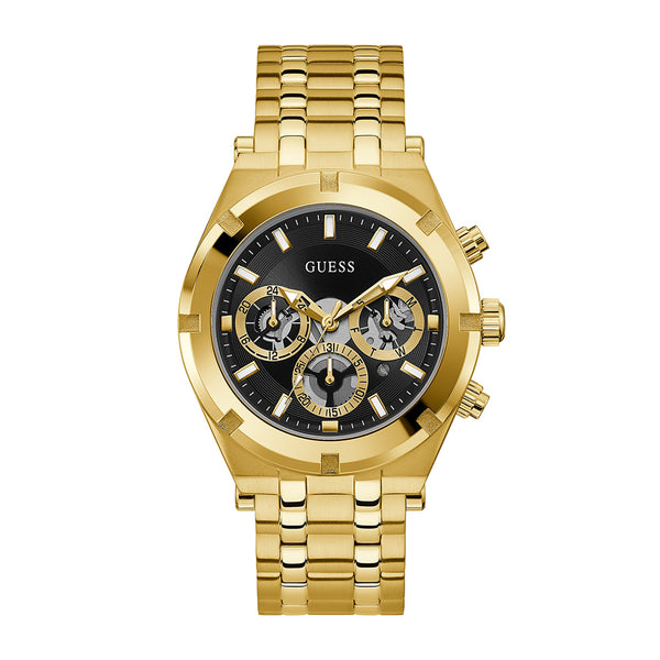 Reloj Guess Continental Cronógrafo Oro Hombre GW0260G2