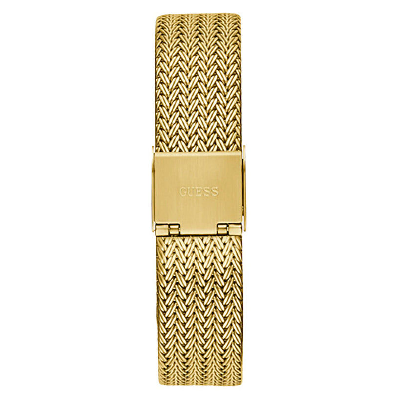 Guess Soiree Reloj de Mujer con Correa de Malla en Tono Dorado GW0402L2