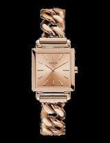 Guess Vanity All Rose Gold Square Women's Watch W1029L3