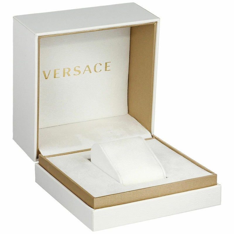 Versace V- Motif Quartz Silver Dial Ladies Watch VERE00718