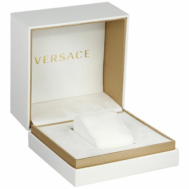 Versace V-Circle Quartz Black Dial Men's Watch VEBQ01619