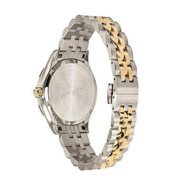 Versace Hellenyium Quartz Green Dial Two Tone Steel Strap Watch for Women - VEHU00420 VEHU00420 - Image 5