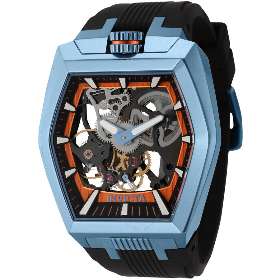 Invicta Akula Hand Wind Black Dial Men's Watch 44021 - The Watches Men & Co