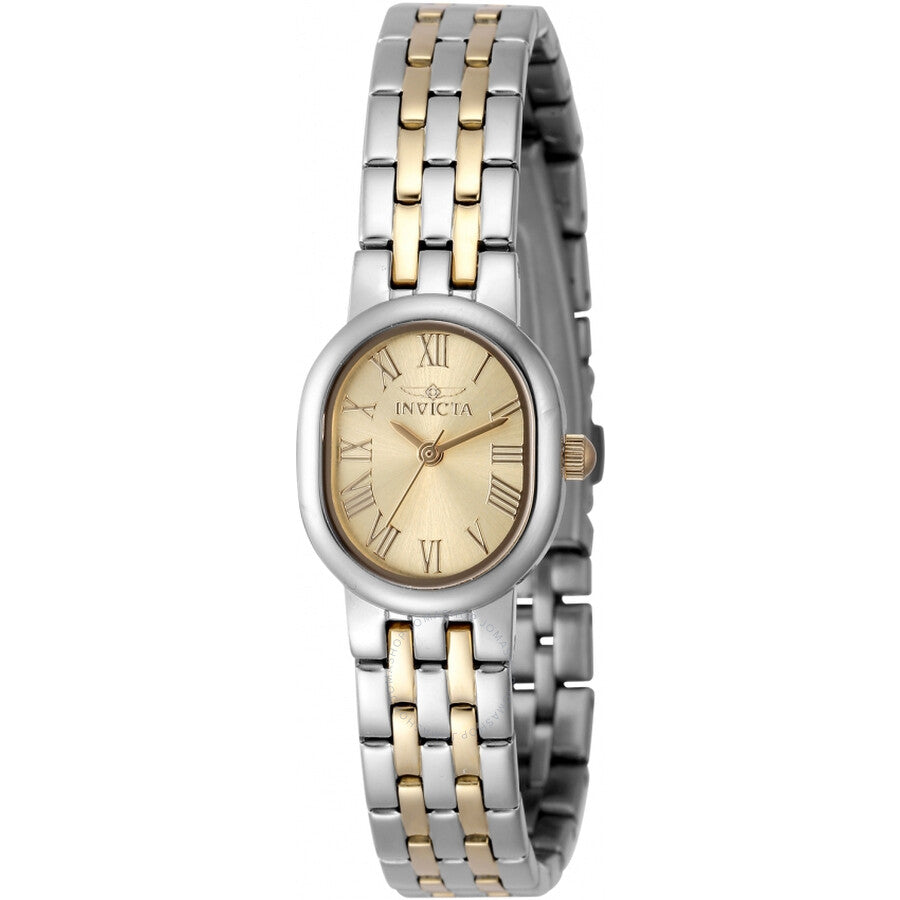 Invicta Angel Quartz Gold Dial Ladies Watch 48140 - The Watches Men & Co