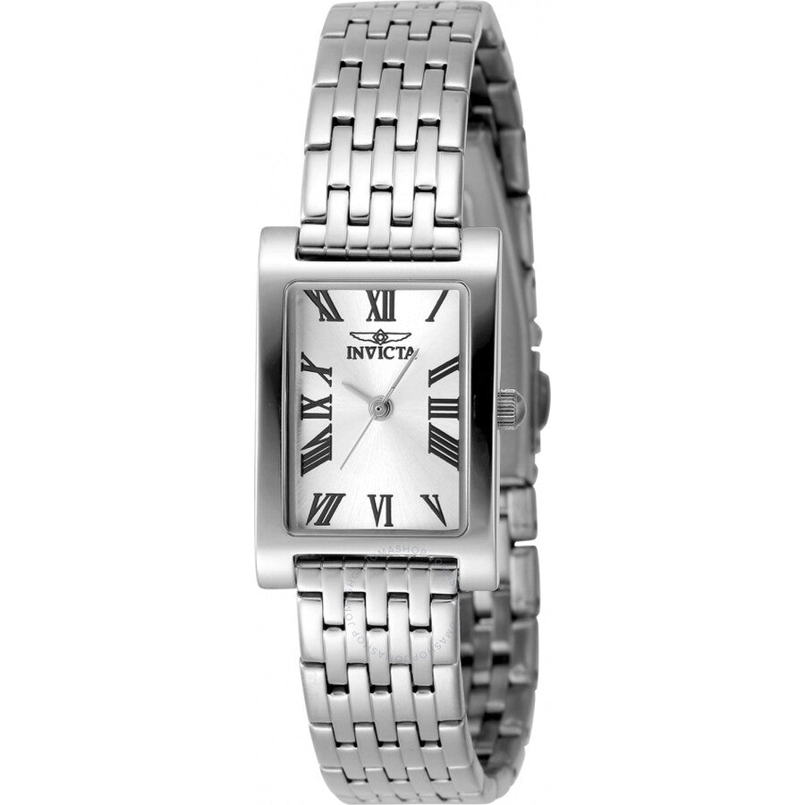 Invicta Angel Quartz Silver Dial Ladies Watch 48142 - The Watches Men & Co