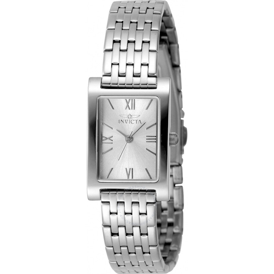 Invicta Angel Quartz Silver Dial Ladies Watch 48146 - The Watches Men & Co