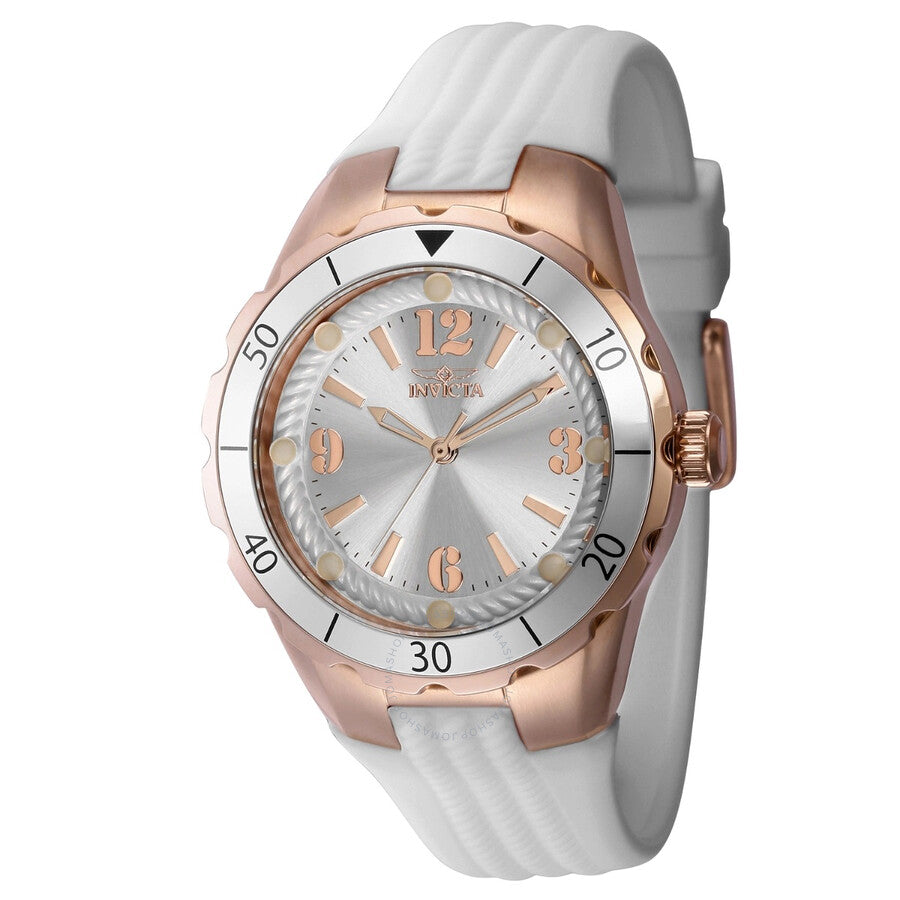 Invicta Angel Quartz Silver Dial Unisex Watch 40311 - The Watches Men & Co